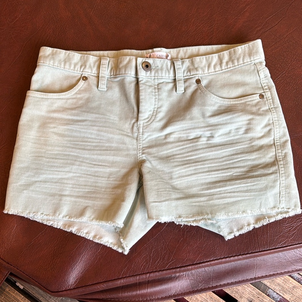 Carve Designs Oahu 4" Corduroy shorts light seafoam